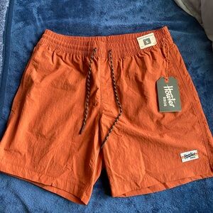 Howler Brothers Orange Men Swim Hybrids